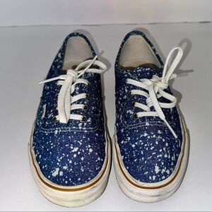 Vans Authentic Denim Splatter Sneaker